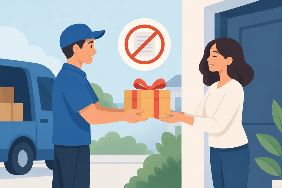 Gifts Delivered Without Invoice Made Easy